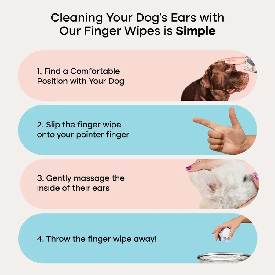 PawPure™ Finger Ear Wipes