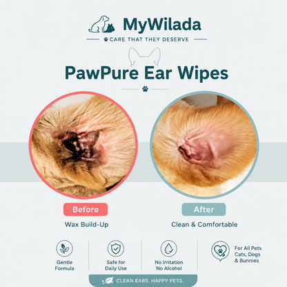 PawPure™ Finger Ear Wipes