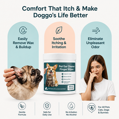 PawPure™ Finger Ear Wipes